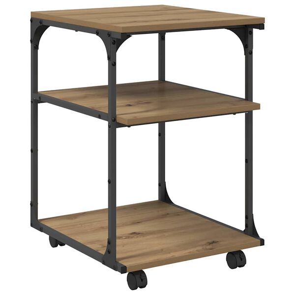 vidaXL Spausdintuvo laikiklis Amatininkų ąžuolas 43 x 48 x 64 cm