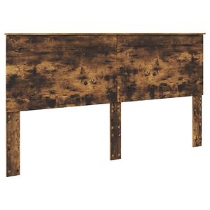 vidaXL Galvūgalis Rūkyta ąžuolas 200 cm Apdirbta mediena