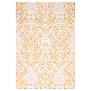 vidaXL lauko kilimėlis ARAKIL geltonas 140x200 cm PP