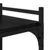 vidaXL Knygų lentyna juoda ąžuolo 76 x 32 x 192 cm Apdirbta mediena