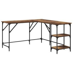 vidaXL Stalas Senovinis medis 139 x 139 x 75 cm Apdirbta mediena