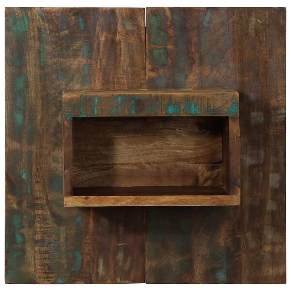 vidaXL Naktinė spintelė, 50x27x50 cm, perdirbtos medienos masyvas