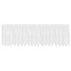 vidaXL Nėrinių Užuolaida su užuolaidomis Balta 80 x 500 cm Poliesteris