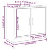 vidaXL Vonios spintelė su saugykla Amatininkų ąžuolas 63 x 29 x 55 cm