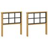 vidaXL Porankiai 2 pcs Balta 60 x 6 x 61 cm Kietos akacijos mediena
