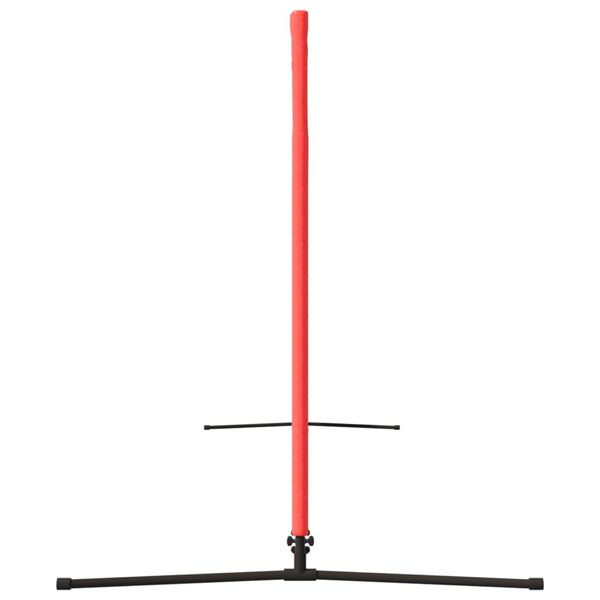 vidaXL Teniso tinklas, juodas ir raudonas, 300x100x87cm, poliesteris