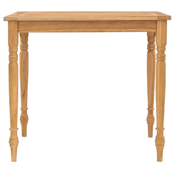 vidaXL Valgomojo komplektas su pagalvėmis, 3 dalių, tikmedžio masyvas