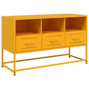 vidaXL Televizoriaus spintelė, garstyčių, 100,5x39x60,5cm, plienas