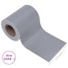 vidaXL Privatumo suteikianti sodo pertvara, pilka, 35x0,19m, PVC