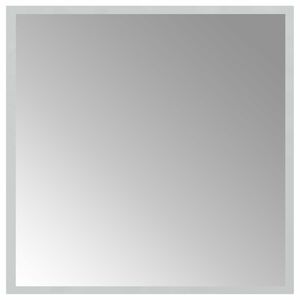 vidaXL LED vonios veidrodis Skaidrus 50 x 50 cm grūdintas stiklas