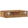 vidaXL Spintelė prie lovos Old Wood 60x35 cm Engineered Wood