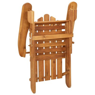 vidaXL Sodo adirondack kėdė su pagalvėlėmis, akacijos medienos masyvas