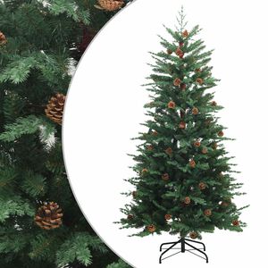 vidaXL Dirbtinė Sulankstoma Kalėdų Eglutė 120 cm plienas Žalia