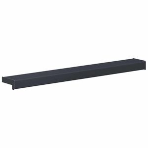 vidaXL Langų palangė Antracitas su medienos tekstūra 80 x 10 x 4,5 cm