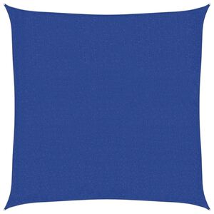 vidaXL Burė nuo saulės, mėlyna, 3x3m, HDPE, 160g/m&sup2;, kvadratinė