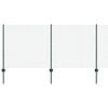 vidaXL Grandininės tvoros su stulpeliu 25 x 1 m PVC dengtas plienas