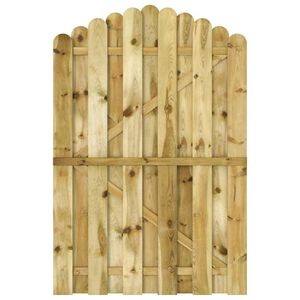 vidaXL Sodo vartai, 100x150cm, impregnuota pu&scaron;ies mediena