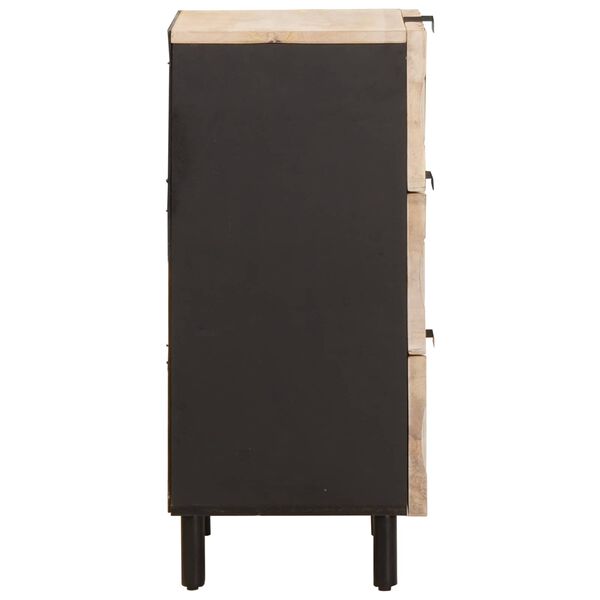 vidaXL Kabalas su stalčių Baltos skalbimo apdaila 40 x 33,5 x 75 cm