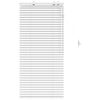 vidaXL Venecijos žaliuzės Balta 65 x 130 cm 35 mm