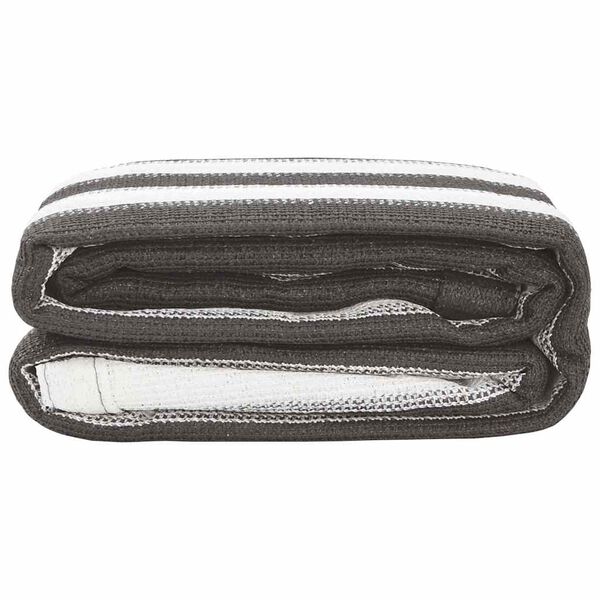 vidaXL Palapinės kilimėlis, antracito ir baltos spalvos, 250x300cm