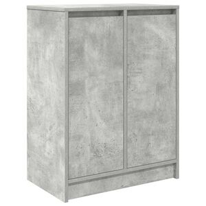 vidaXL Spintelė batams, betono pilka, 57x34x76 cm, apdirbta mediena