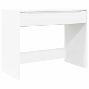 vidaXL Stalas su stalčių Baltas 100 x 50 x 78 cm Dirbtinė mediena