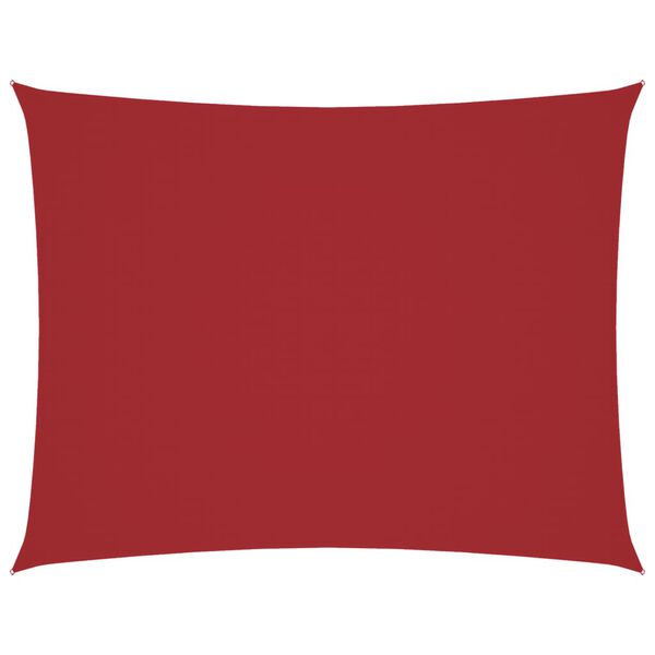 vidaXL Uždanga nuo saulės, raudona, 2,5x4m, oksfordo audinys