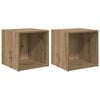 vidaXL TV spintelių komplektas 2 pcs Amatininkų ąžuolas
