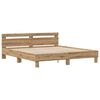 vidaXL Lovos rėmas artisano ąžuolo 200 x 200 cm Apdirbta mediena