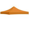 vidaXL Proginės palapinės stogas, oranžinės spalvos, 3x3m, 270 g/m&sup2;