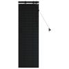 vidaXL Venecijos žaliuzės Juoda 45 x 130 cm 35 mm