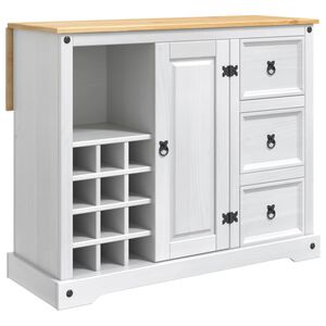 VidaXL Virtuvės saugojimas Balta ir medaus va&scaron;ku 112 x 70 x 91,5 cm