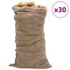 vidaXL Džiuto mai&scaron;ai, 30vnt., 65x135cm, 100% džiutas, 220 g/m&sup2;