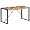 vidaXL Valgomojo stalas, 140x70x75cm, medienos masyvas