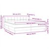vidaXL Box Spring Lova su čiužiniais &Scaron;viesiai pilka 180x210 cm aksomas