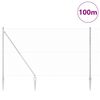 vidaXL Tvorelės stulpas Sidabro 100 x 1,5 m (36 mm tinklas) Plienas