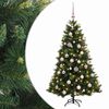 vidaXL Dirbtinė kalėdinė eglutė su rutuliuku 120 cm 150 LED