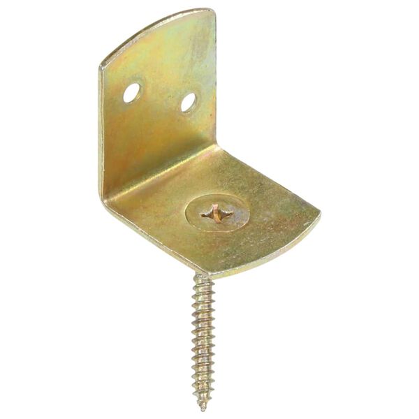 vidaXL Tvoros segmento laikikliai, 24vnt., galvanizuotas metalas