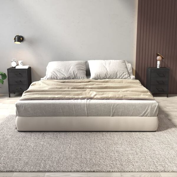 vidaXL Naktinės spintelės, 2vnt., juodos, 40x30x55cm, pušies masyvas