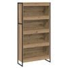 vidaXL Knygų spinta 80 x 30 x 155 cm Apdirbta mediena Meistrų ąžuolas