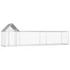 vidaXL Voljeras vi&scaron;čiukams, 5x1x1,5 m, galvanizuotas plienas