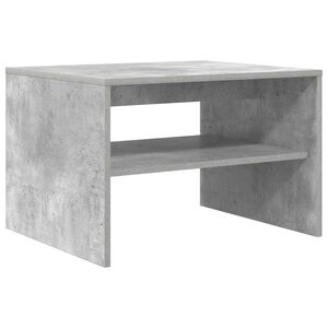 vidaXL Kavos staliukas Betono pilka 60 x 50 x 40 cm Apdirbta mediena