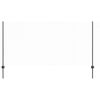 vidaXL Hexagonal Fence with Post 25 x 1,2 m PVC dengtas plienas Pilka