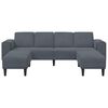 vidaXL Svetainės sofa 3 pcs Tamsiai pilka