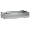 vidaXL Sienelė 6 vnt. 200 x 100 x 50 cm Galvanizuotas plienas
