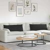 vidaXL Sofa Pagalvės 2 pcs Juoda 120 x 40 cm audinys