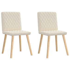 vidaXL Valgomojo kėdės, 2vnt., linas