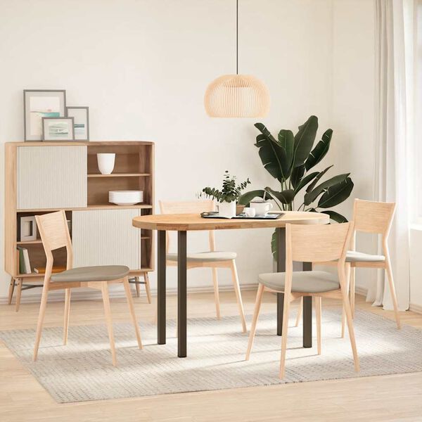 vidaXL Konsolinio stalo kojos, 4 vnt., natūralus plienas, 72-74 cm, plienas