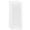 vidaXL Spintelės durys su durimis 2 vnt. Balta 69 x 49,4 cm