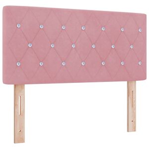 vidaXL Galvūgalis Rožinė 100 cm Aksomas